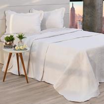 Kit Cobre Leito Casal Lottus Aveludado Matelassê Ultrassônico 210x230cm
