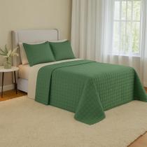 Kit Cobre Leito Casal Matelado Copacabana Premium Percal 300 Fios