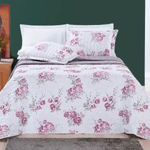 Kit Cobre Leito Casal Padrão 200 Fios Avere 03 Peças Lilac