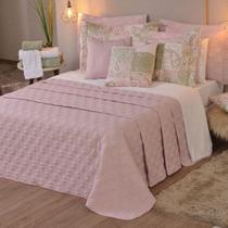 Kit Cobre Leito Casal Queen Parisian 3 Peças 180 Fios Lorie