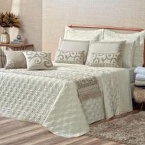 Kit Cobre Leito Casal Queen Turin 14 Peça Completo Premium