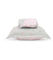 Kit Cobre Leito Casual Kids Solteiro Appel Cinza
