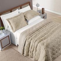 Kit Cobre Leito Colcha Adele Casal Padrão Dupla Face