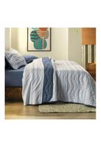 Kit Cobre Leito Colcha Altenburg Diretrix Toque Acetinado