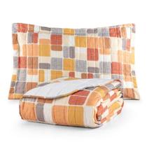 Kit Cobre Leito Colcha Bali Solteiro 2 Peças 100% Poliéster Micropercal Macio Estampado Clara Luz Kit Cobre Leito Colcha Bali Solteiro 2 Peças 100% Poliéster Micropercal Macio Estampado Clara Luz