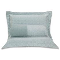 Kit Cobre Leito Colcha Blend Percal 300 Fios Dupla Face Linho Mesclado com Fronha SOLTEIRO 02 Peças