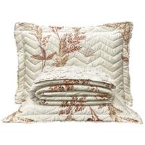 Kit Cobre Leito Colcha Casa Scarpa Classics Queen 3 Peças