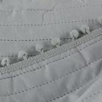 Kit Cobre Leito Colcha Casal 3 Peças Pompom 300 Fios