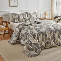 Kit Cobre Leito Colcha Casal 3Pç Dupla Face 150 Fios Itália Kit Cobre Leito Colcha Casal 3Pç Dupla Face 150 Fios Itália