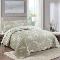 Kit Cobre Leito Colcha Casal Boutik Dupla Face - Josi