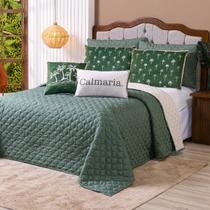 Kit Cobre Leito Colcha CASAL PADRÃO Verano com Almofadas Estampadas 07 Peças - Dupla Face Percal 300 Fios Matelado Kit Cobre Leito Colcha CASAL PADRÃO Verano com Almofadas Estampadas 07 Peças - Dupla Face Percal 300 Fios Matelado