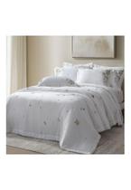 Kit Cobre Leito Colcha Kacyumara Bambu Pierre 400 Fios