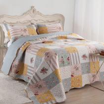 Kit Cobre Leito Colcha King Boutex Dupla Face - Holanda - 100% Poliéster