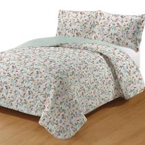 Kit Cobre Leito Colcha King Boutik Dupla Face - Estampa 53 - 100% Poliéster