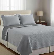 Kit Cobre Leito Colcha King Dupla Face Premium 3 Peças Casa Dona Kit Cobre Leito Colcha King Dupla Face Premium 3 Peças Casa Dona