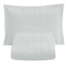 Kit Cobre Leito Colcha Monaco Solteiro Dupla Face 2 Peças Branco 100% Poliéster Kit Cobre Leito Colcha Monaco Solteiro Dupla Face 2 Peças Branco 100% Poliéster
