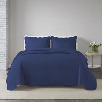 Kit Cobre Leito Colcha Para Cama Casal 3 Peças Boutis Dupla Face Em Percal Macio Com Porta Travesseiros Kit Cobre Leito Colcha Para Cama Casal 3 Peças Boutis Dupla Face Em Percal Macio Com Porta Travesseiros