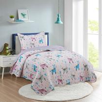 Kit Cobre Leito Colcha Patchwork Infantil Menina e Menino. Kit Cobre Leito Colcha Patchwork Infantil Menina e Menino.