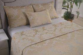 Kit Cobre leito Colcha Queen 4 peças - Algodão 58% ALG. / 42% POL. - PALHA