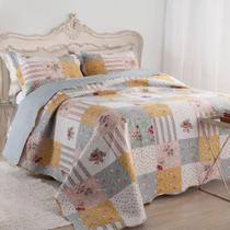 Kit Cobre Leito Colcha Queen Boutex Dupla Face - Holanda