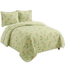 Kit Cobre Leito Colcha Queen Boutik Dupla Face Estampa 24