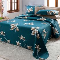 Kit Cobre Leito Colcha Queen Boutik Dupla Face - Estampa 60 - 100% Poliéster Kit Cobre Leito Colcha Queen Boutik Dupla Face - Estampa 60 - 100% Poliéster