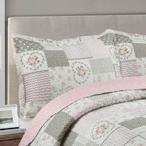 Kit Cobre Leito Colcha Queen Boutik Dupla Face - Jane - 100% Poliéster