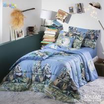 Kit Cobre Leito Colcha Solteiro Dupla Face Happy Day