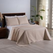 Kit Cobre Leito Colcha Solteiro Dupla Face Premium 2 Peças Casa Dona