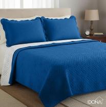 Kit Cobre Leito Colcha Solteiro Dupla Face Premium 2 Peças Casa Dona