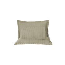 Kit Cobre Leito Colcha Unique Casal Queen 3 Peças Matelado Percal 300 Fios - Cáqui