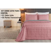 Kit Cobre Leito Dupla Face Paris Queen 08 Peças Original