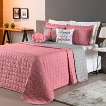 Kit Cobre Leito Dupla Face Paris Queen 08 Peças Original