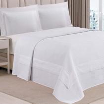 Kit Cobre Leito King Belly 300 Fios Bordado Super Macio e Sofisticado