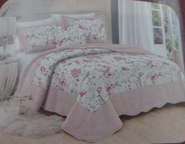 Kit Cobre Leito King c/ porta Travesseiro Bouti C/ Borda Sortido - Bene Casa