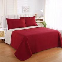 Kit Cobre Leito King Duo Grid - Sultan Malbec / Fendi Kit Cobre Leito King Duo Grid - Sultan Malbec / Fendi