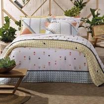 Kit Cobre Leito King Home Design 100% Algodão 03 Peças Santista - Cool Kit Cobre Leito King Home Design 100% Algodão 03 Peças Santista - Cool
