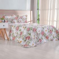 Kit Cobre Leito King Ultra Lisse New 100% Poliéster 250x270cm Caterina Kit Cobre Leito King Ultra Lisse New 100% Poliéster 250x270cm Caterina