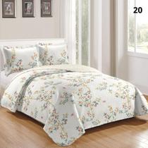 Kit Cobre Leito Luxo Casal King 3 Peças Toque Macio e Acabamento Premium