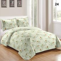 Kit Cobre Leito Luxo Casal King 3 Peças Toque Macio e Acabamento Premium