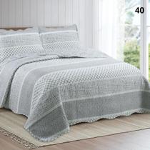 Kit Cobre Leito Luxo Casal King 3 Peças Toque Macio e Acabamento Premium