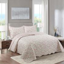 Kit Cobre Leito Luxo Casal King 3 Peças Toque Macio e Acabamento Premium