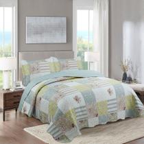 Kit Cobre Leito Luxo Casal King 3 Peças Toque Macio e Acabamento Premium