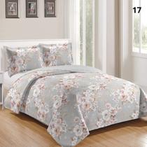 Kit Cobre Leito Luxo Casal Queen 3 Peças Toque Macio e Acabamento Premium