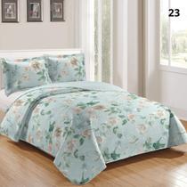 Kit Cobre Leito Luxo Casal Queen 3 Peças Toque Macio e Acabamento Premium