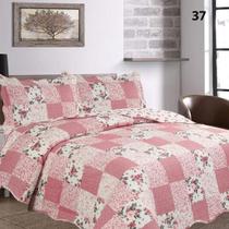 Kit Cobre Leito Luxo Casal Queen 3 Peças Toque Macio e Acabamento Premium