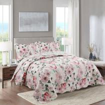 Kit Cobre Leito Luxo Casal Queen 3 Peças Toque Macio e Acabamento Premium