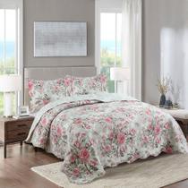 Kit Cobre Leito Luxo Casal Queen 3 Peças Toque Macio e Acabamento Premium