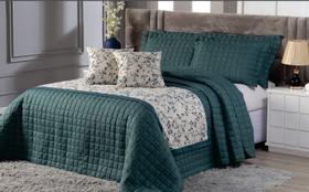 Kit Cobre Leito Luxuor Solteiro 5 Peças Peseira e Almofadas Variadas Cores Cama Micropercal 200 Fios