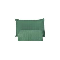 Kit Cobre Leito Matelado Copacabana 2 Peças Solteiro 100% Poliéster Percal 300 Fios - Verde